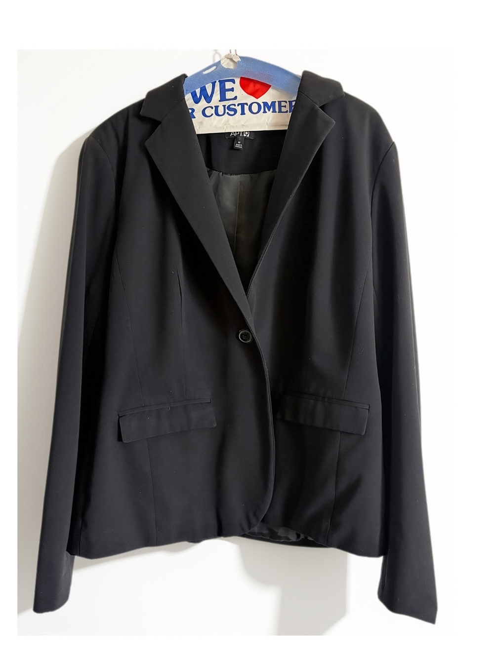 Apt. 9 Black Single-Button Women's Blazer
